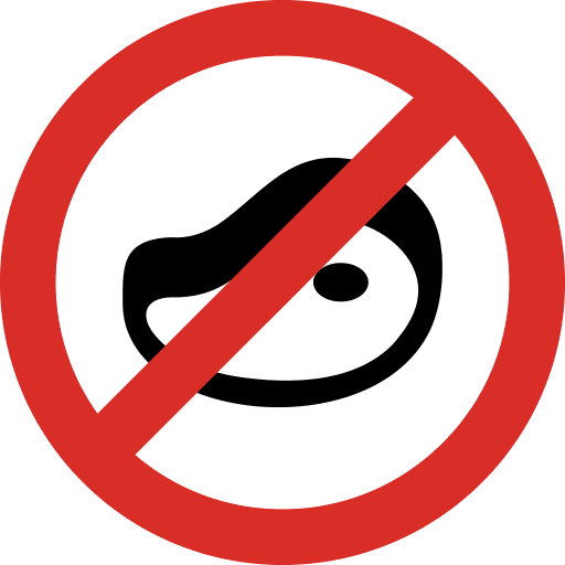 No Meat Icon