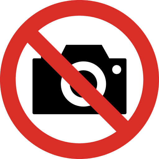 No Photography Icon