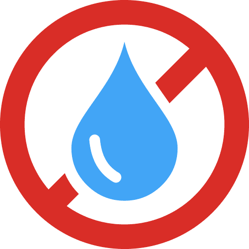 No Water Icon