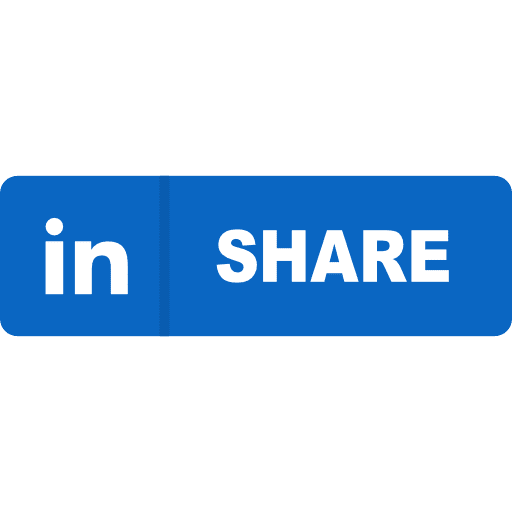 Linkedin Share Button Icon