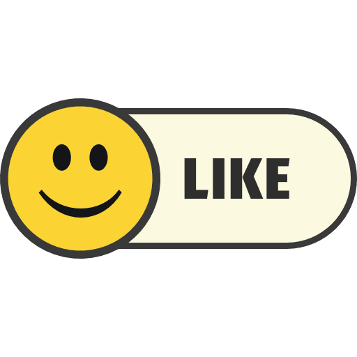 Like Button With Emoji Extension Icon