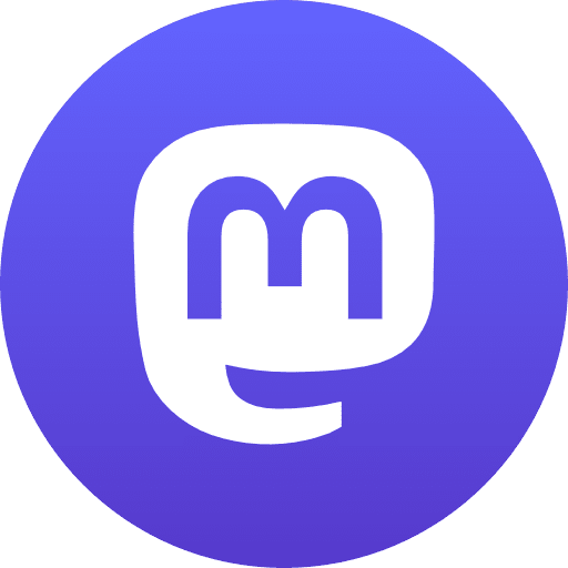 Mastodon Round Icon