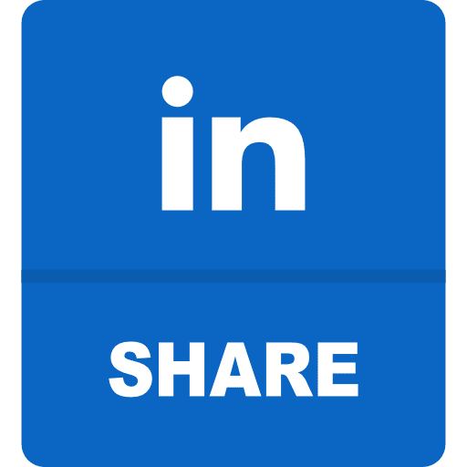 Share On Linkedin Button Icon