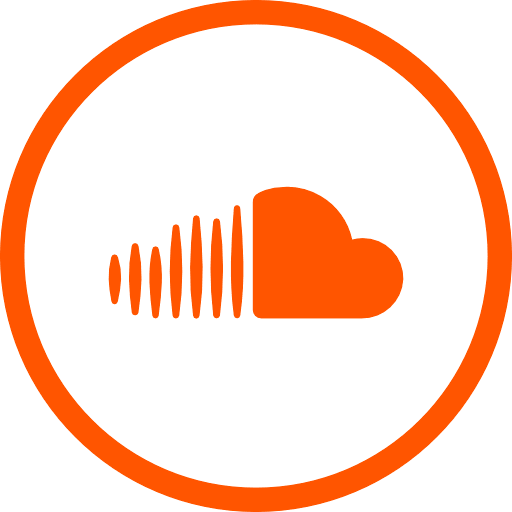 Soundcloud Round Line Color Icon