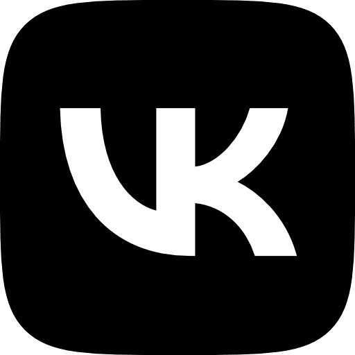 Vk Black Icon