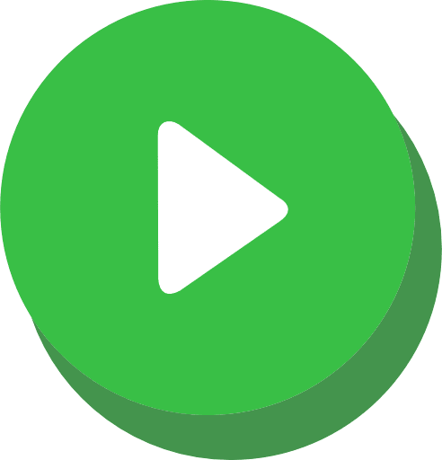 Green Play Button Icon