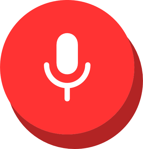 Microphone Button Red Icon