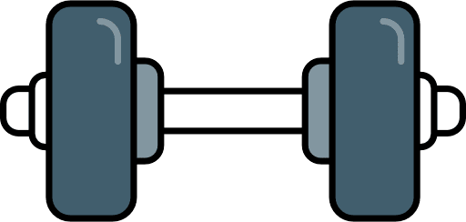 Dumbbell Color Icon