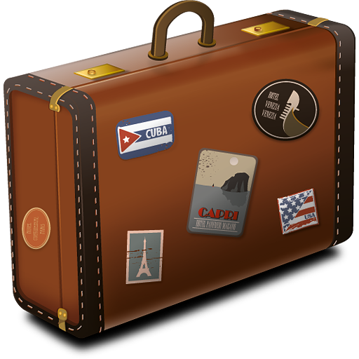 Vintage Suitcase Icon Icon