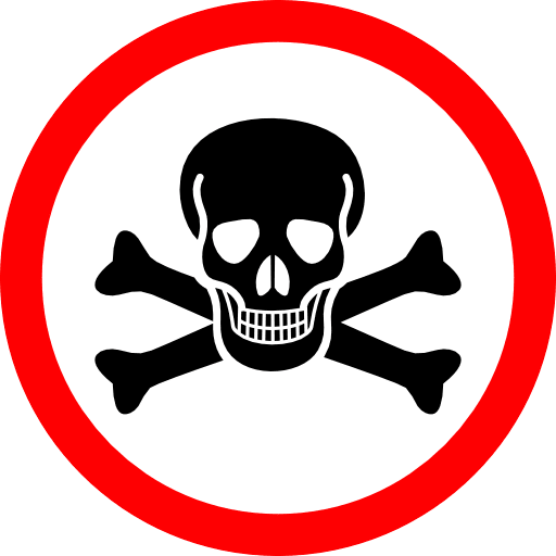 Danger Skull Sign Icon