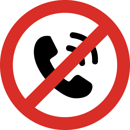 Do Not Call Icon