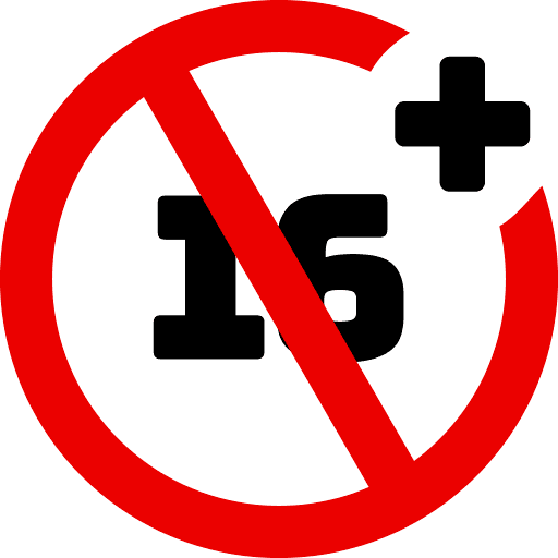 No 16 Plus Age Restriction Icon