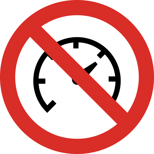 No High Speed Icon