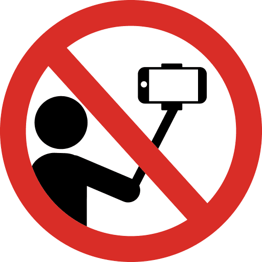 No Selfie Icon