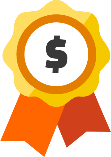 Dollar Medal Cash Prize Icon