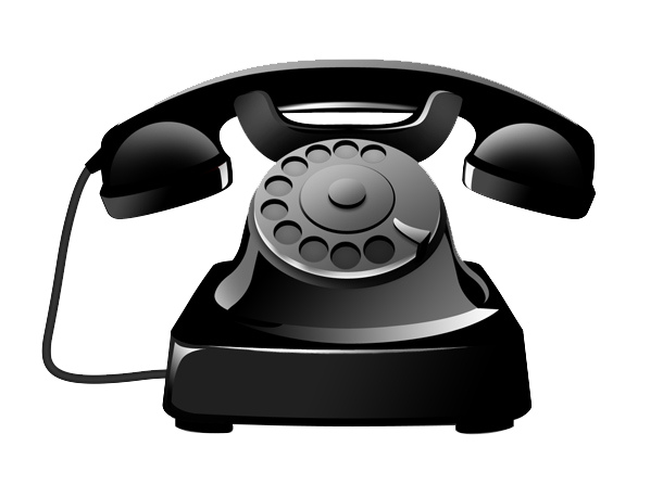 Antique Black Telephone Icon Free Download PNG HD Icon