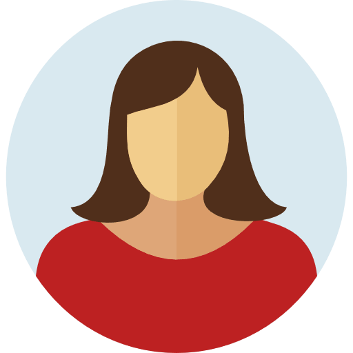 Woman User Circle Icon