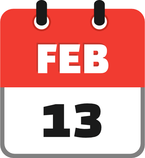 February 13 Icon