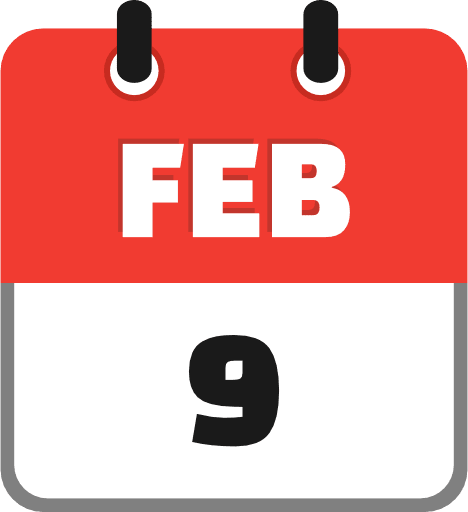 February 9 Icon