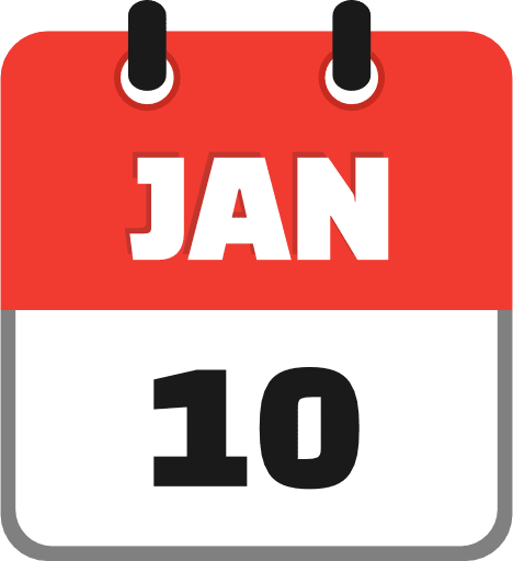 January 10 Icon