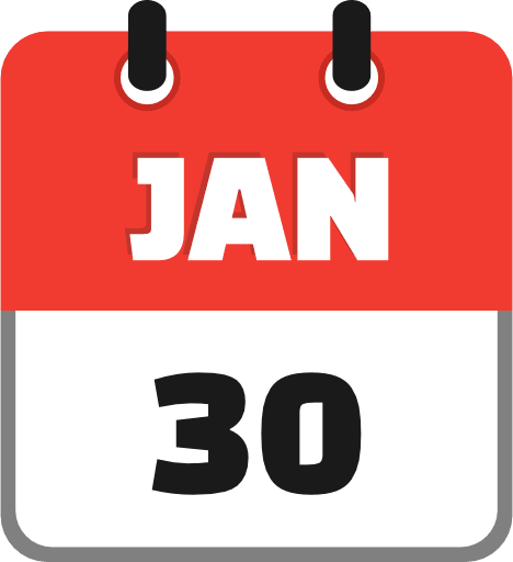 January 30 Icon