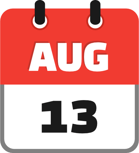 August 13 Icon