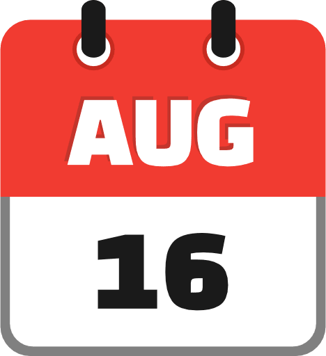 August 16 Icon