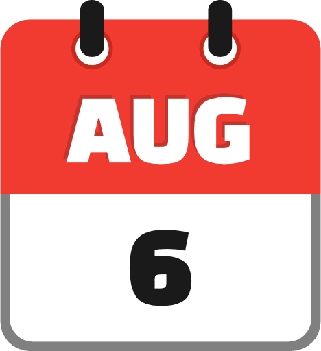 August 6 Icon