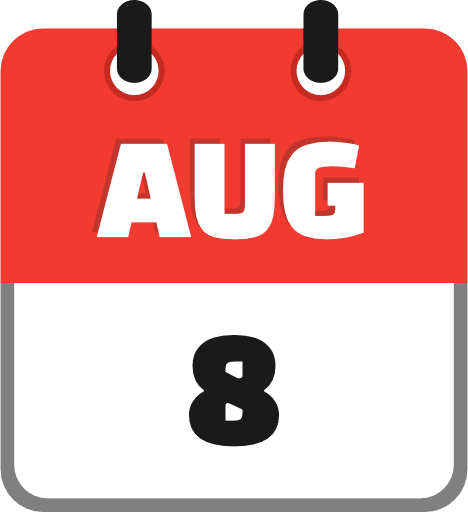 August 8 Icon