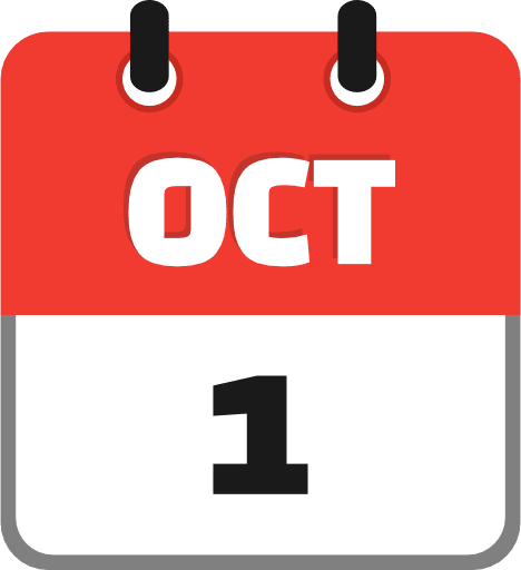 October 1 Icon