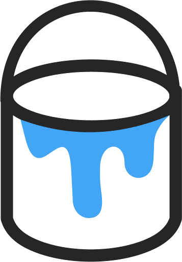 Painting Bucket Logo Icon