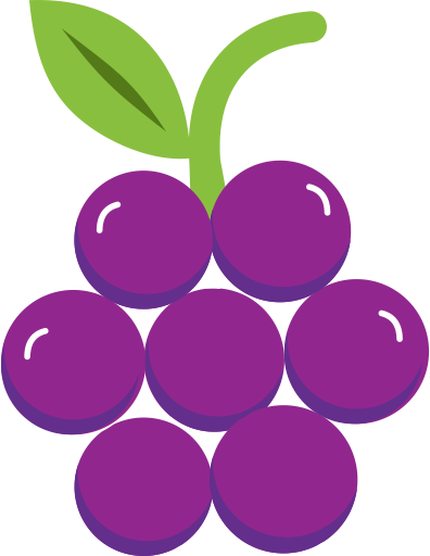 Purple Grapes Icon