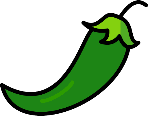 Green Chilli Pepper Icon