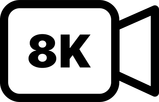 Video 8K Icon