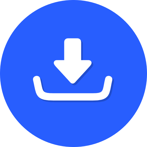 Download Round Color Blue Icon