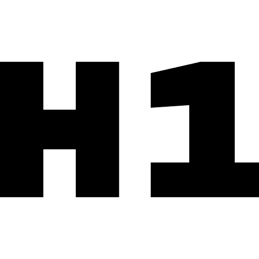 H1 Heading Icon