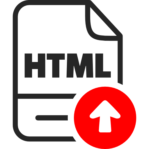 Upload Html Icon