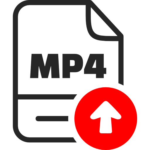 Upload Mp4 Icon