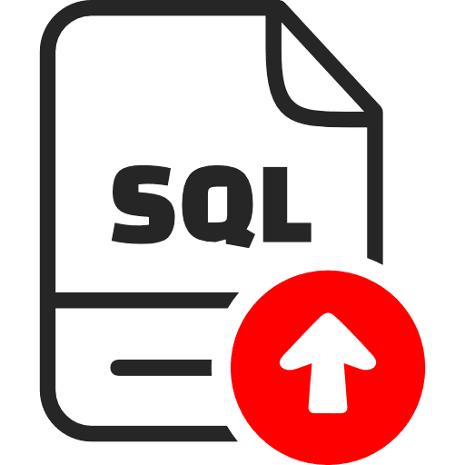 Upload Sql Icon