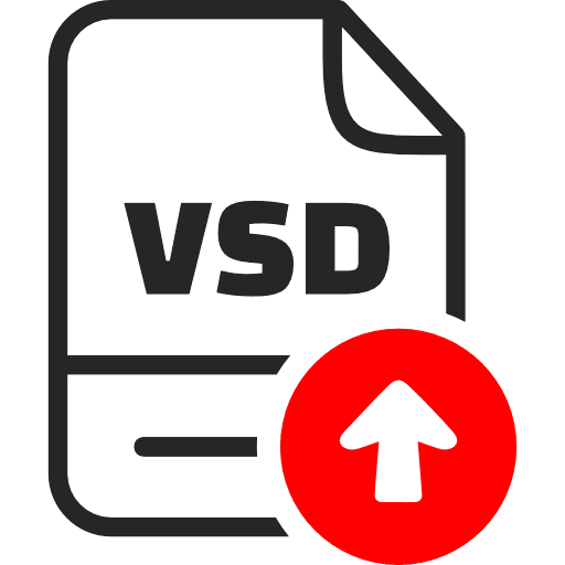 Upload Vsd Icon