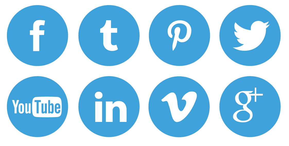 Social Icons Clipart Icon