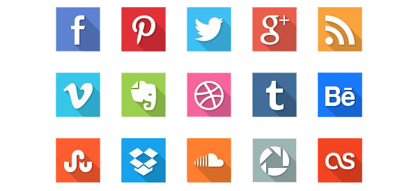 Social Icons Transparent Image Icon