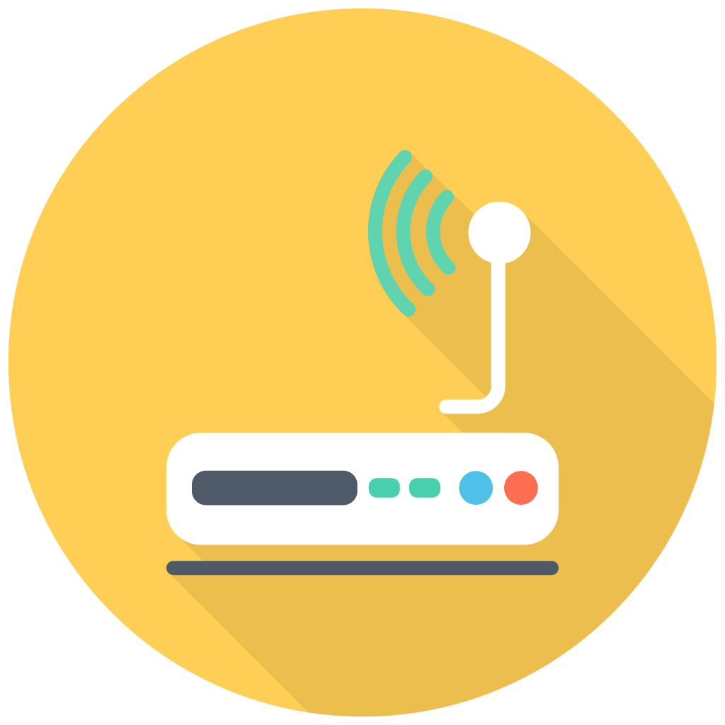 Wi-Fi Wireless Dsl Router Modem Icon Icon