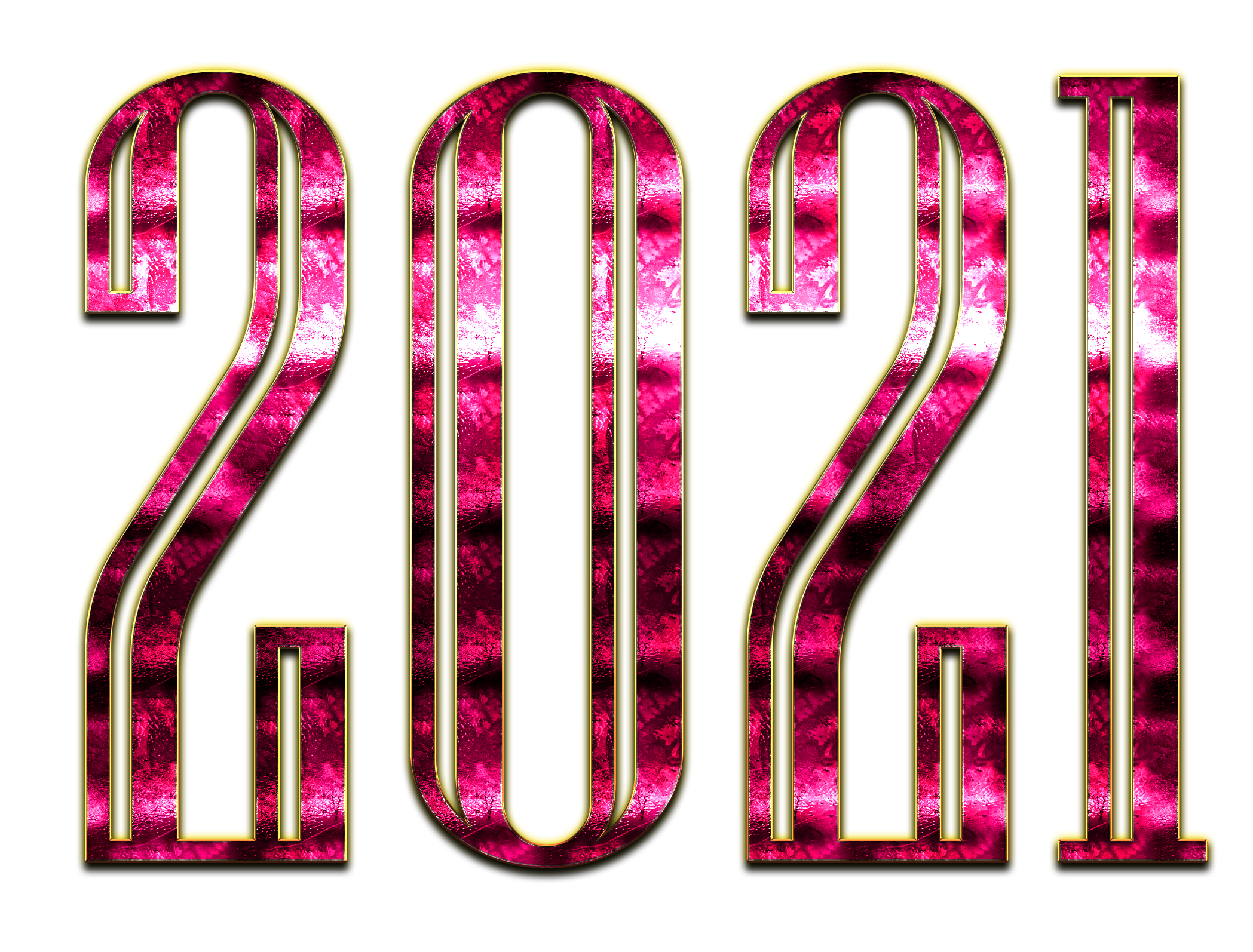 2021 Year Download HQ Transparent PNG Image