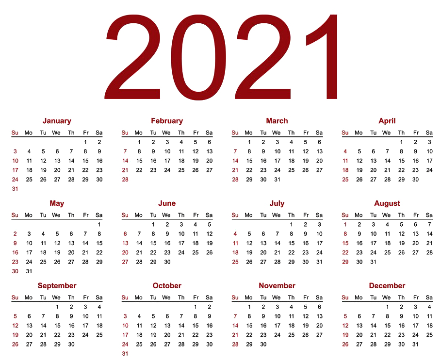 Clipart 2021 PNG Colors Transparent PNG Image