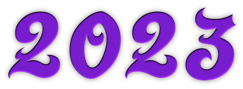 2023 Text Free PNG HD Transparent PNG Image