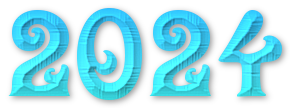 2024 New Year HD Image Free Transparent PNG Image