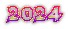 2024 Text HD Image Free Transparent PNG Image