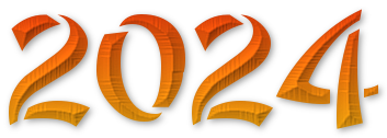 2024 Text Download HQ PNG Transparent PNG Image