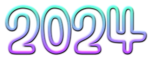 2024 New Year Free PNG HD Transparent PNG Image